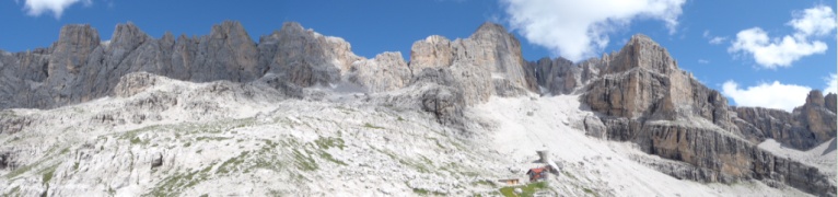 Il massiccio del Brenta Meridionale dal Rifugio S. Agostini